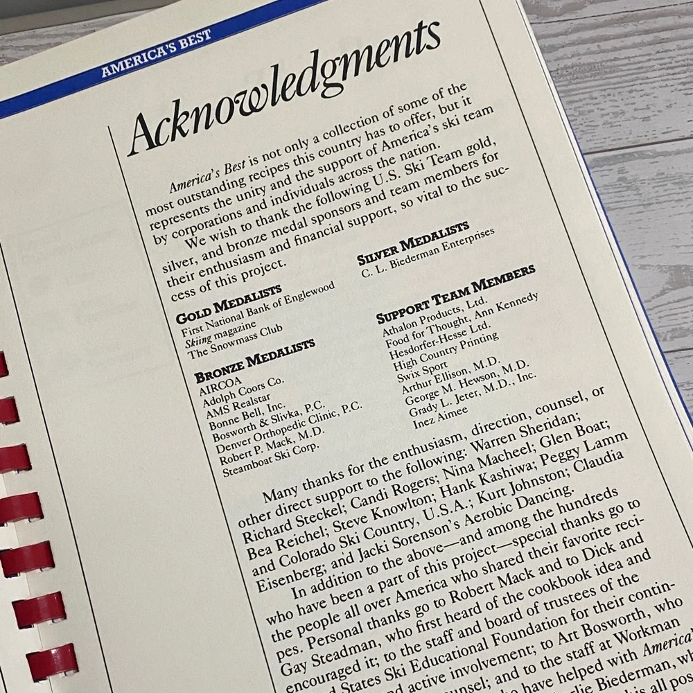 America’s Best Cookbook 1983 Community Recipes 50 States Vintage Spiral Bound